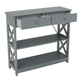 Consola LOMIR, gri, 86.6X30X80 cm