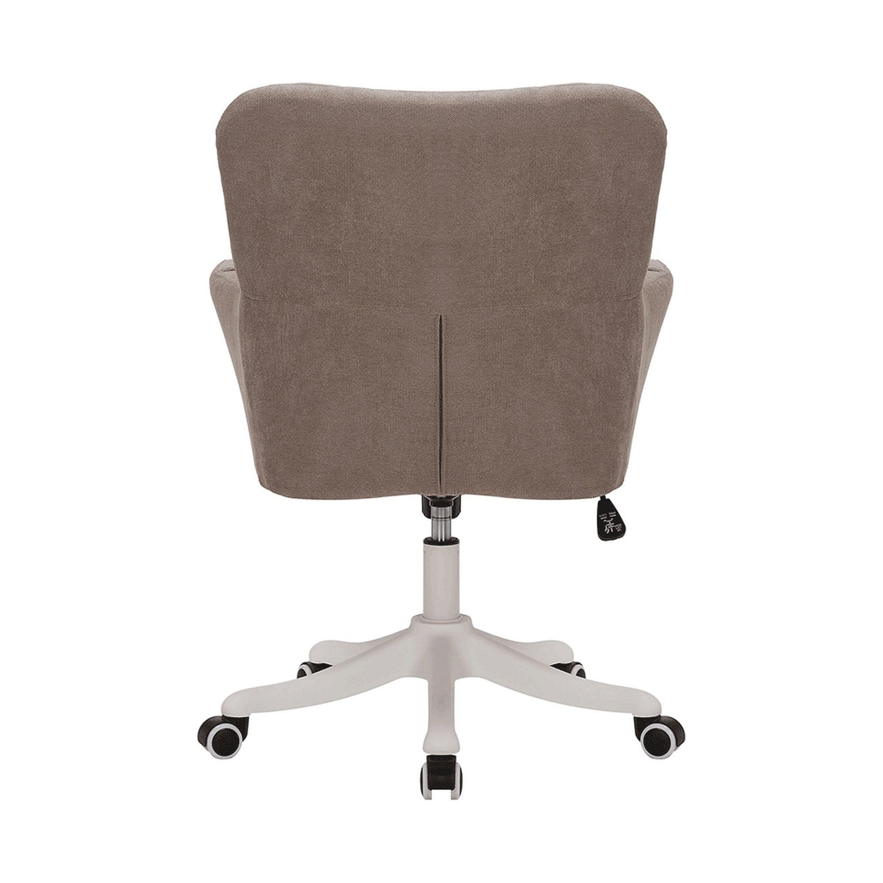 Scaun birou LOREL, grej, stofa clasica/metal, 64x67x89.5/99.5 cm