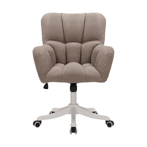 Scaun birou LOREL, grej, stofa clasica/metal, 64x67x89.5/99.5 cm