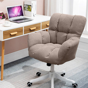 Scaun birou LOREL, grej, stofa clasica/metal, 64x67x89.5/99.5 cm