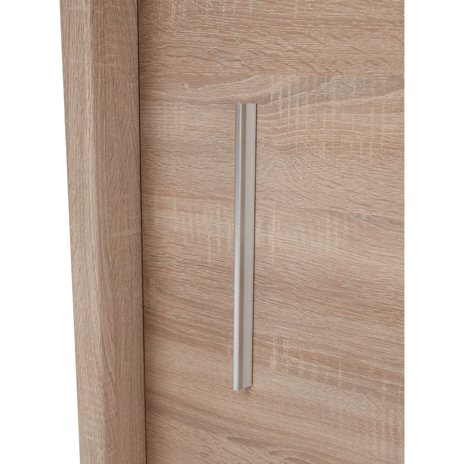 Dulap cu uși glisante LOW, stejar sonoma laminat, 180x61x215 cm