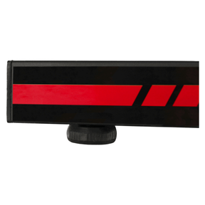 Birou MACKENZIE, negru/rosu, 140x60x75 cm