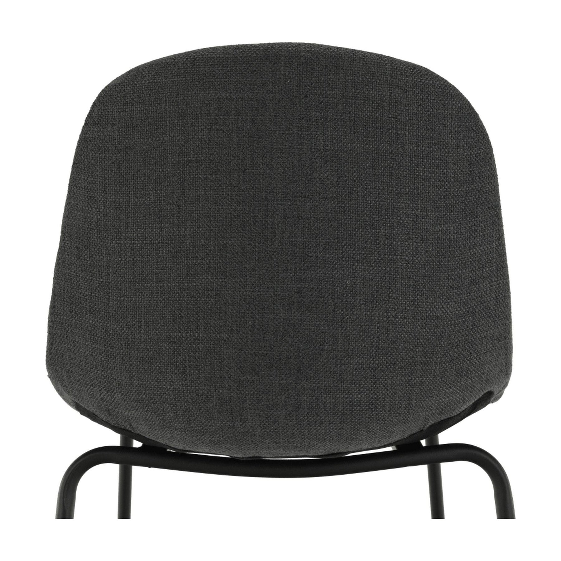 Scaun de bar MARIOLA 2 NEW, gri inchis, stofa clasica/metal, 49x51x101 cm