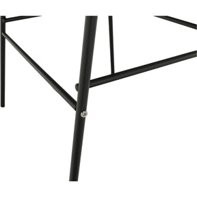 Scaun de bar MARIOLA 2 NEW, gri inchis, stofa clasica/metal, 49x51x101 cm