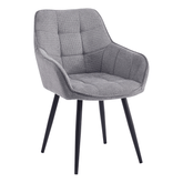 Scaun MARKEN, tesatura gri - Vardo 11, 59x62x86 cm