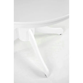 Masa alba living GLOSTER, MDF/lemn, alb, 106×106×75 cm