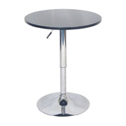 Masa bar BRANY NEW, negru/crom, 60x89 cm