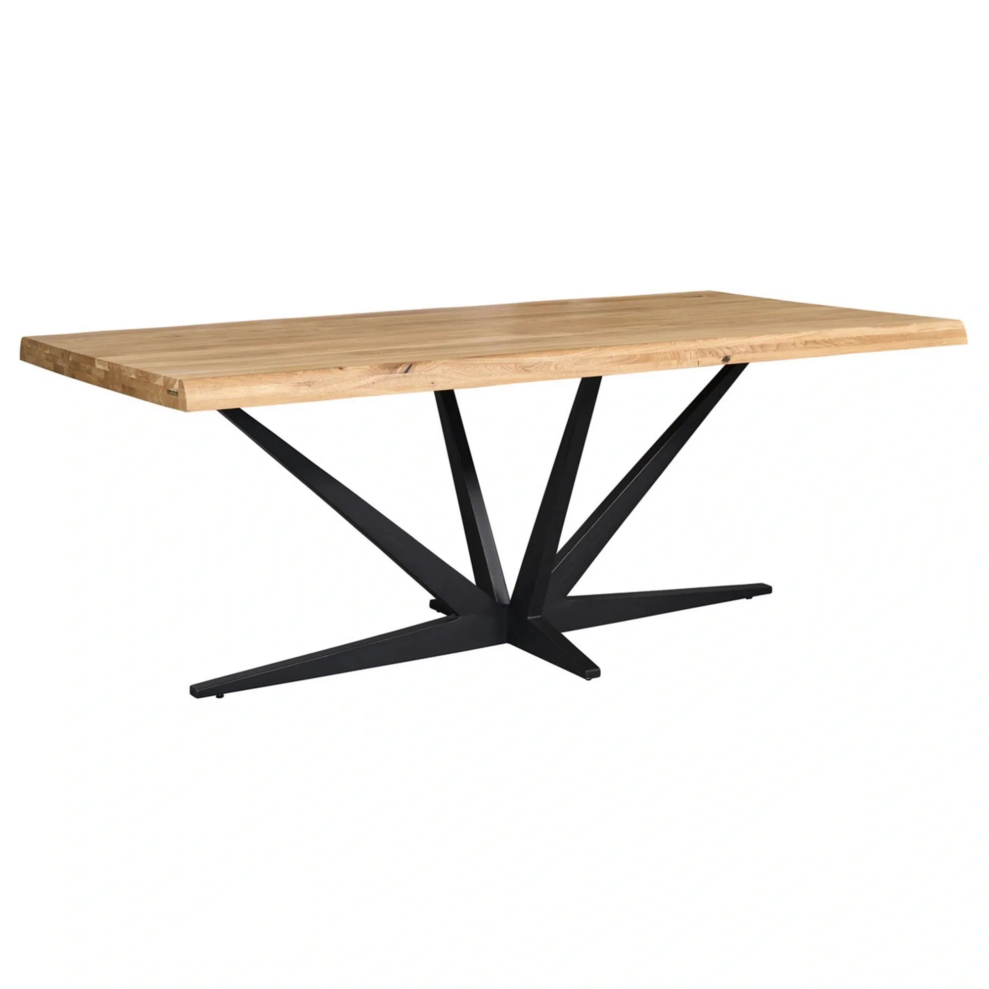 Masa BERGEN OCN-29146, stejar/negru