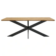 Masa BERGEN OCN-29147, stejar/negru