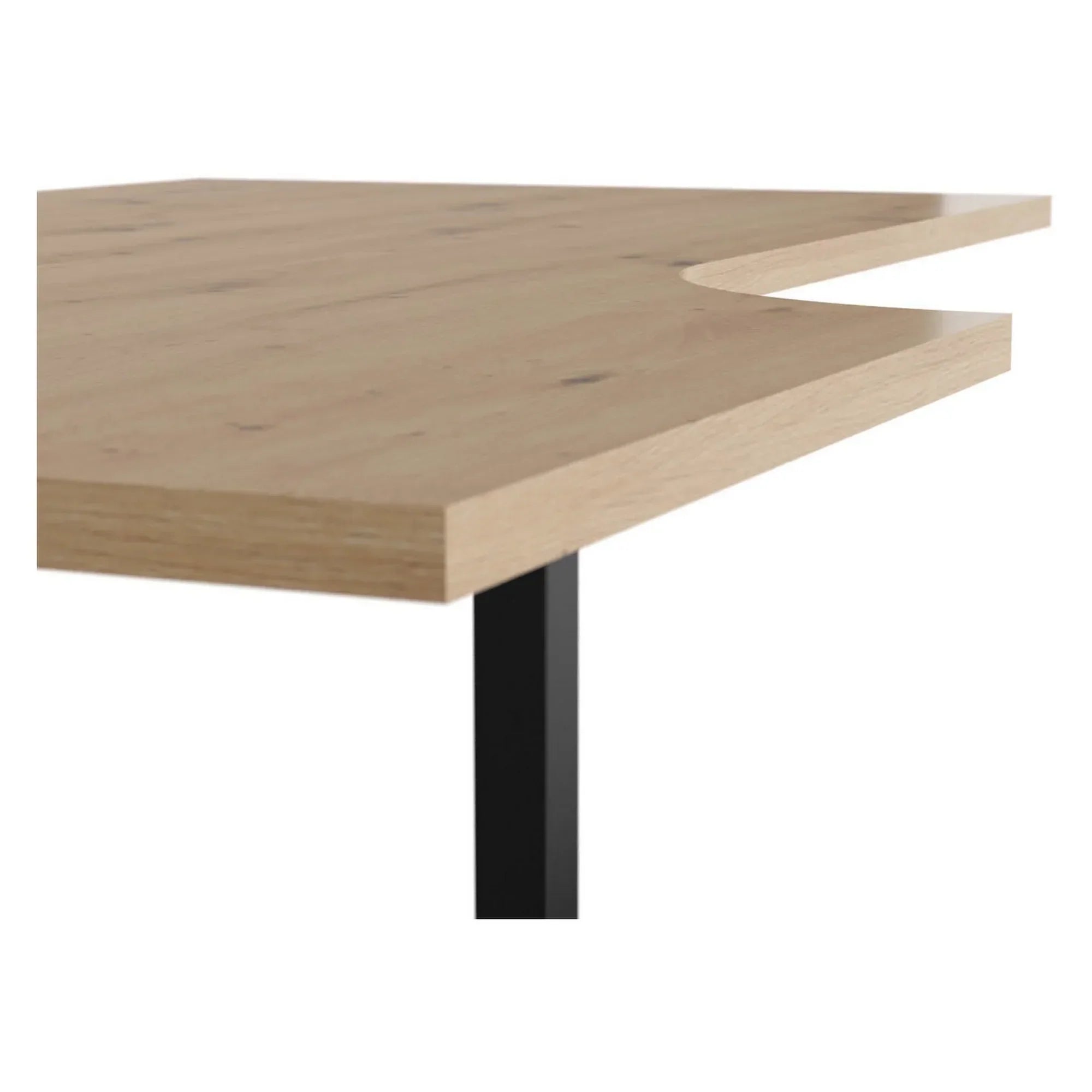 Masa birou BERGEN OCN-29107, stejar artisan/negru