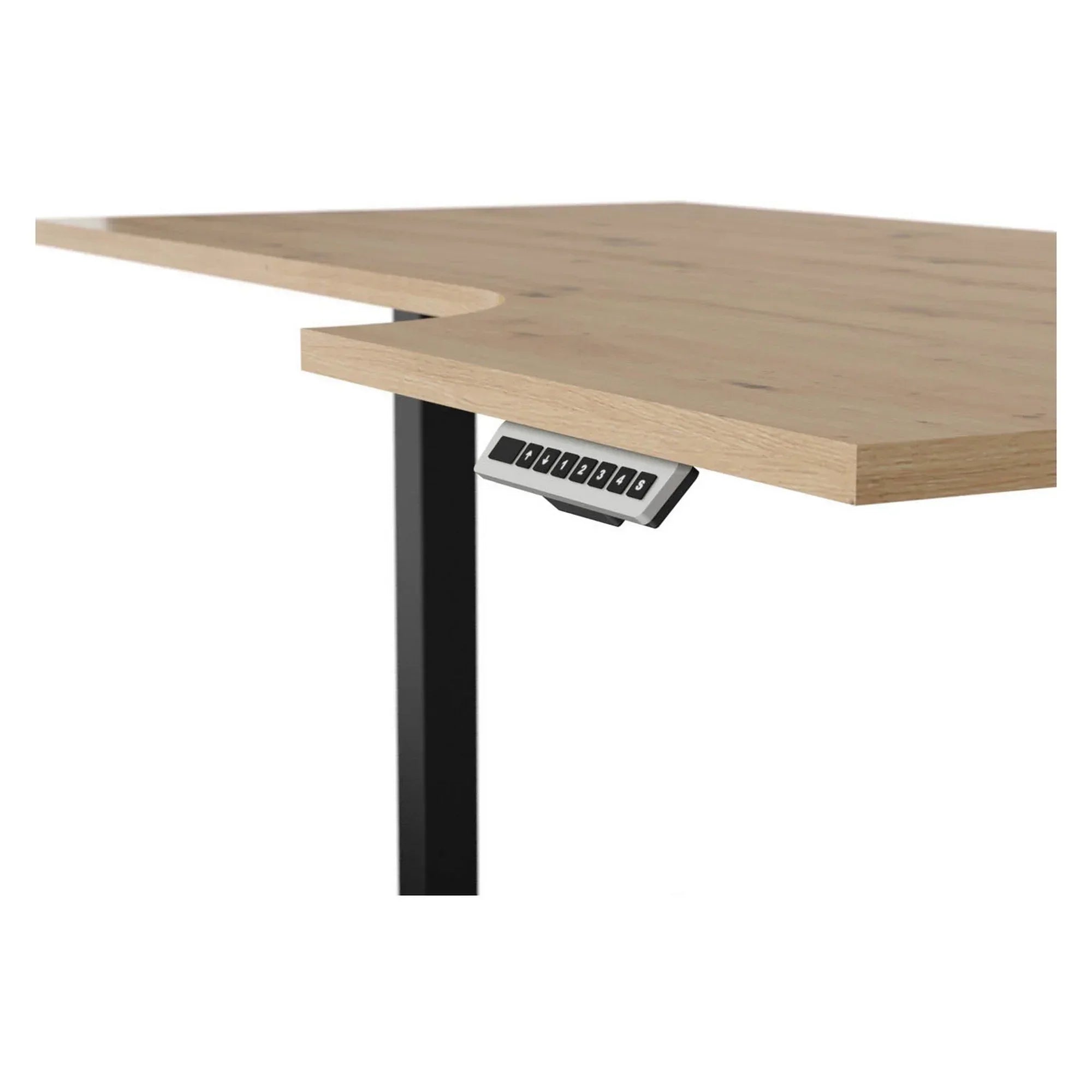 Masa birou BERGEN OCN-29115, stejar artisan/negru