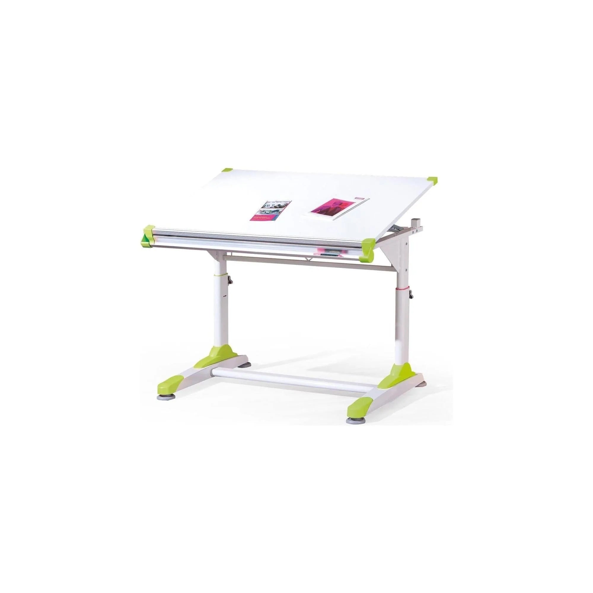 Masa birou HOUSTON OCN-37285, alb/roz