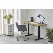 Masa birou HOUSTON OCN-37289, stejar artisan/negru