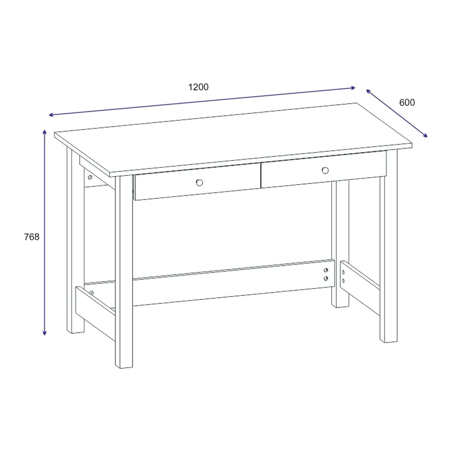 Masa birou AMSTERDAM OCN-31812, gri antracit
