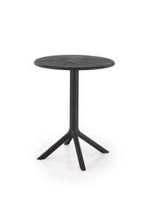 Masa CALVO, negru, polipropilena, 60x60x72 cm