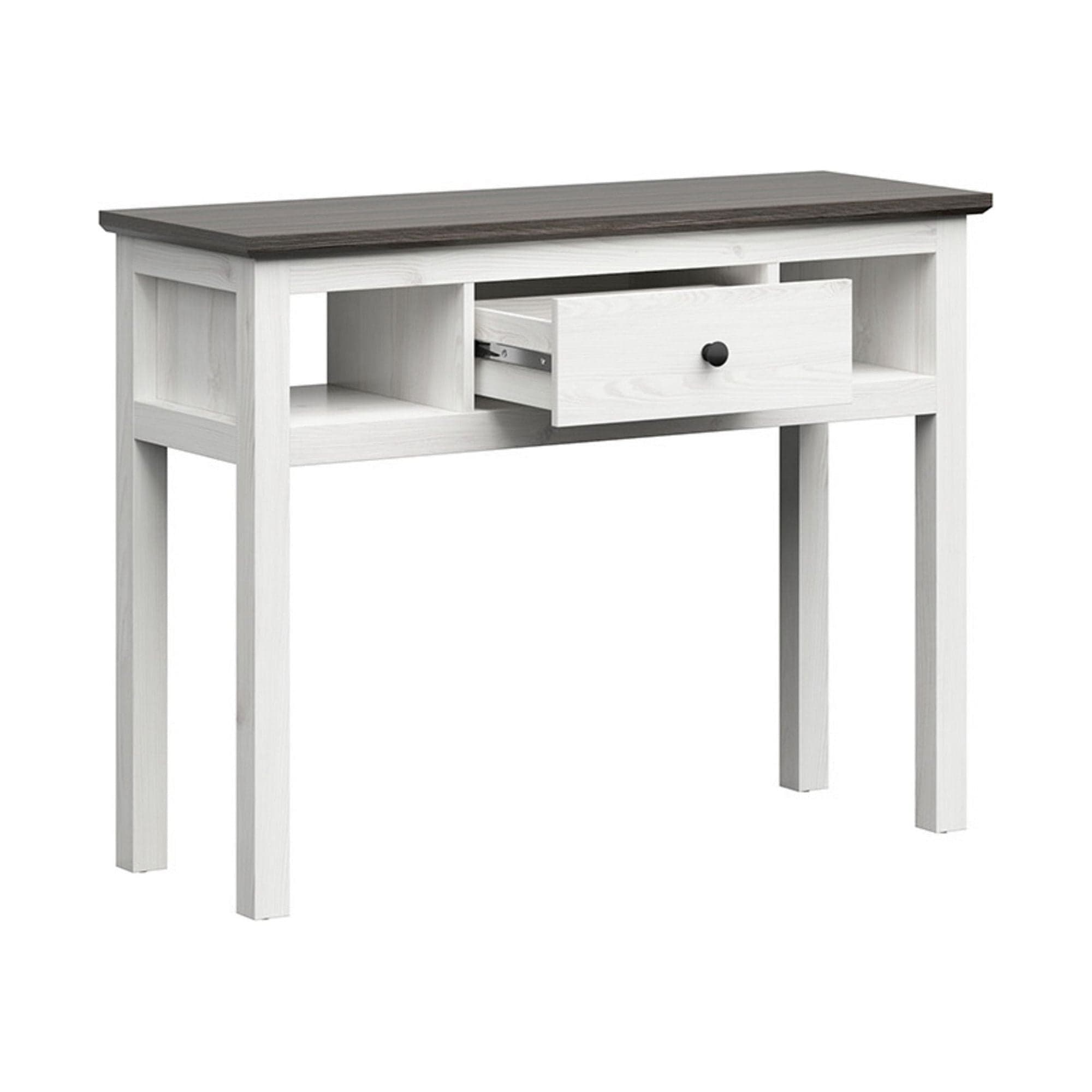 Masa de toaleta BERGEN OCN-29098, alb/gri inchis