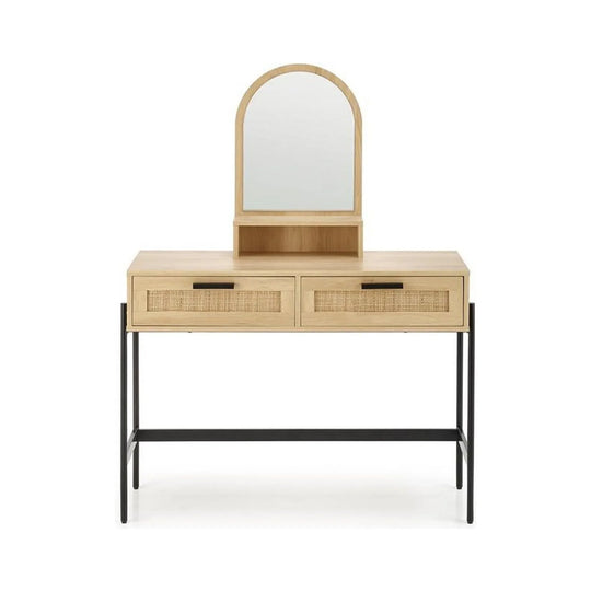 Masa de toaleta HOUSTON OCN-37267, stejar natural/negru