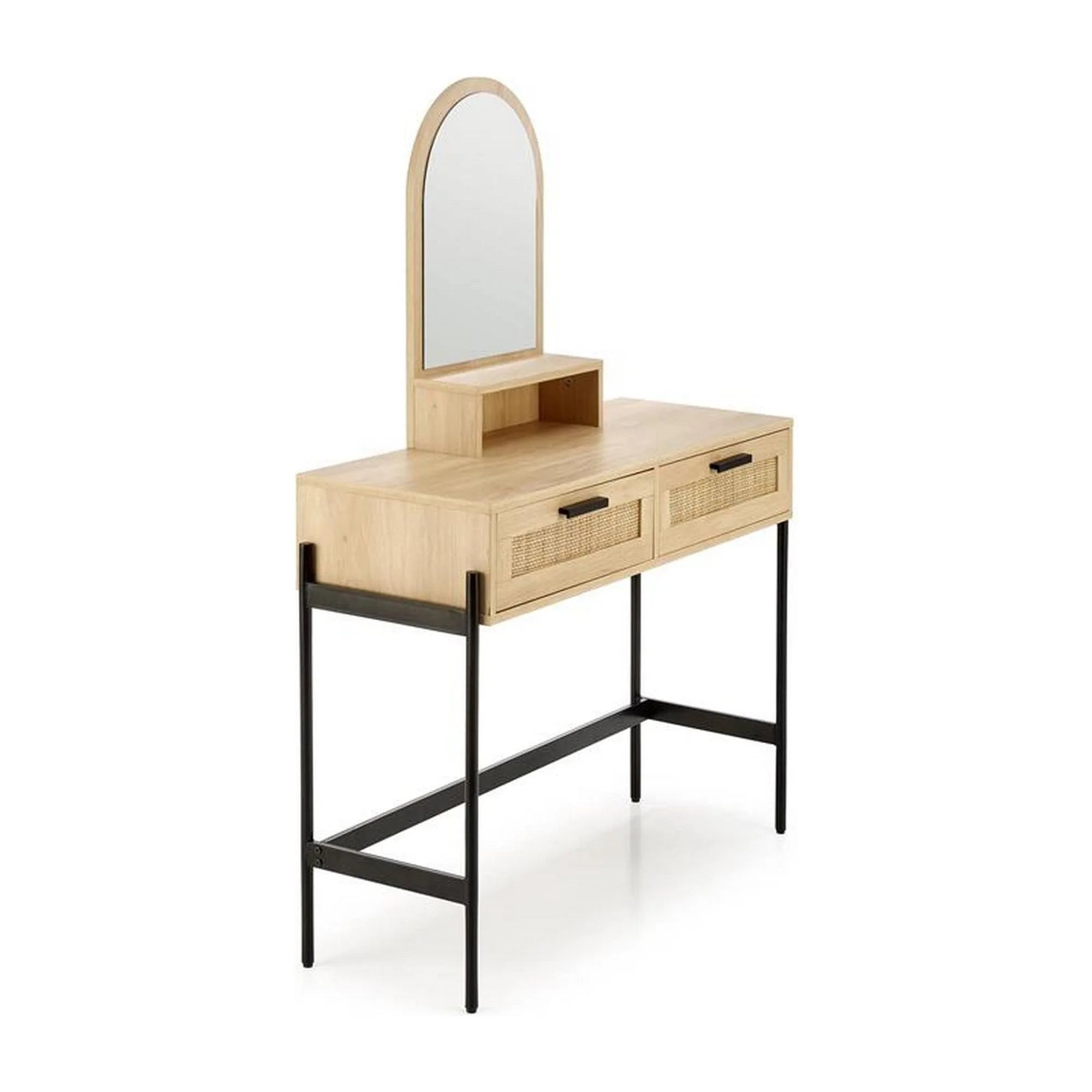 Masa de toaleta HOUSTON OCN-37267, stejar natural/negru