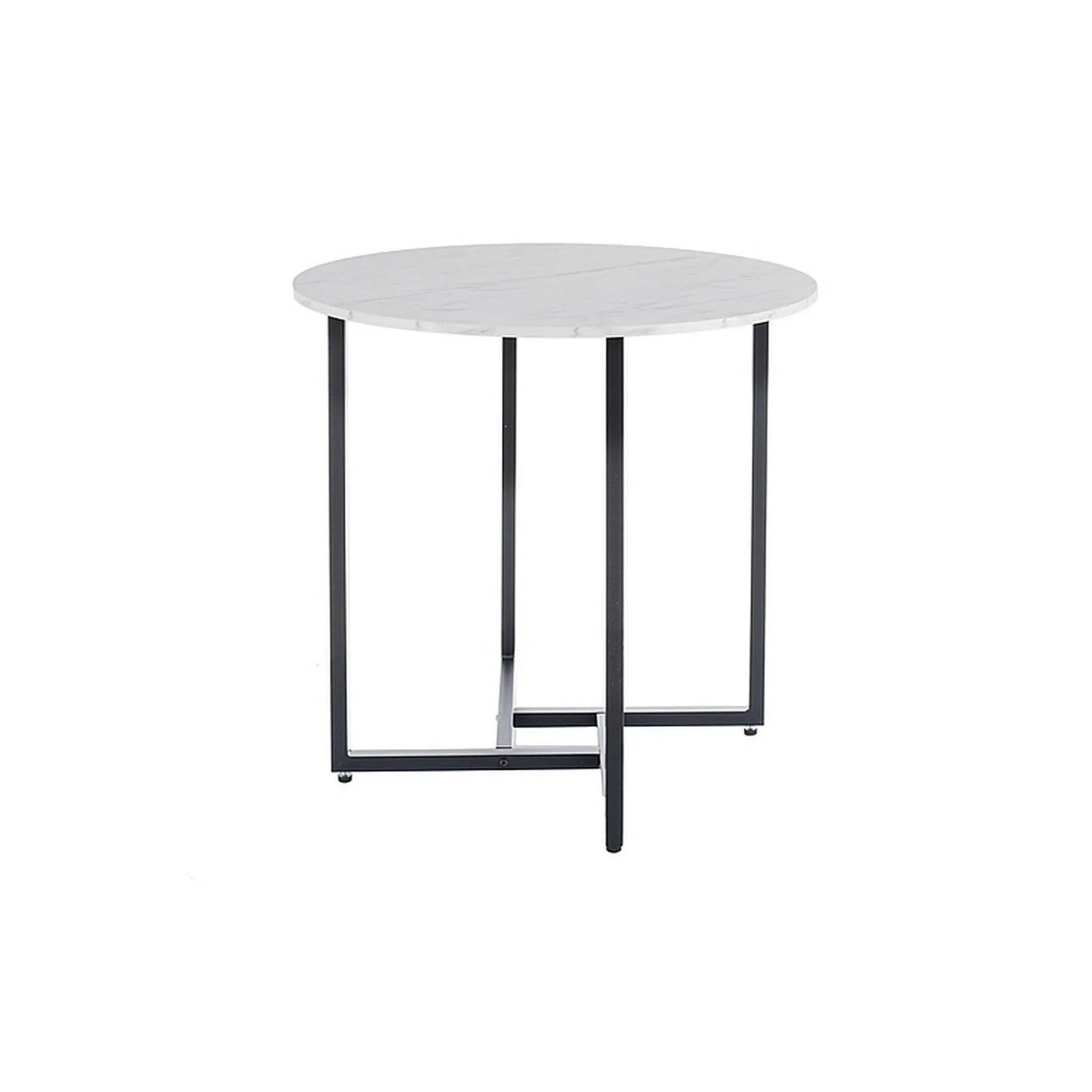 Masa DETROIT OCN-39375, alb/negru