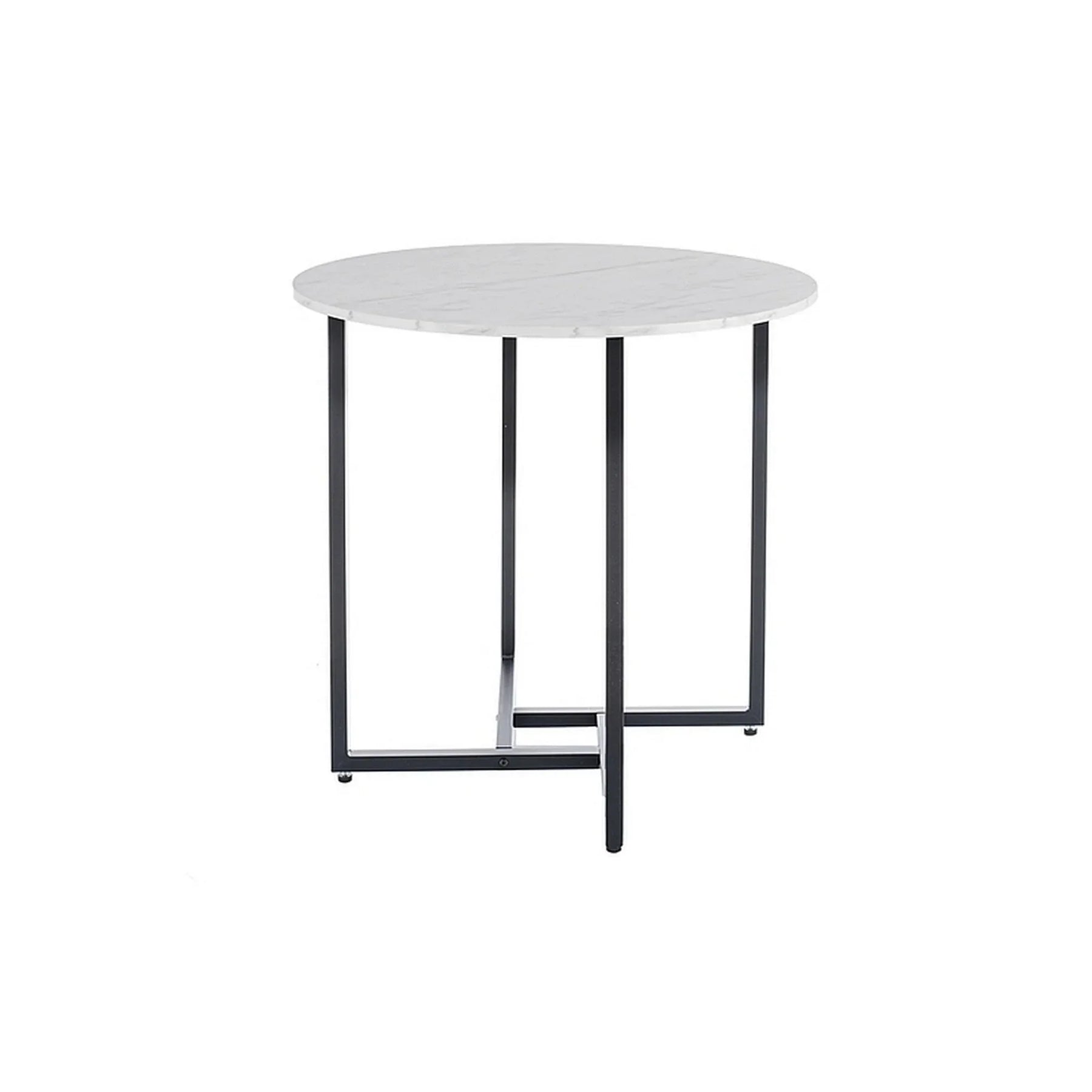 Masa DETROIT OCN-39375, alb/negru