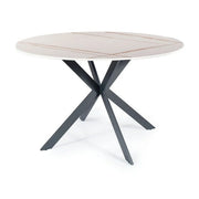 Masa DETROIT OCN-39391, alb/negru mat