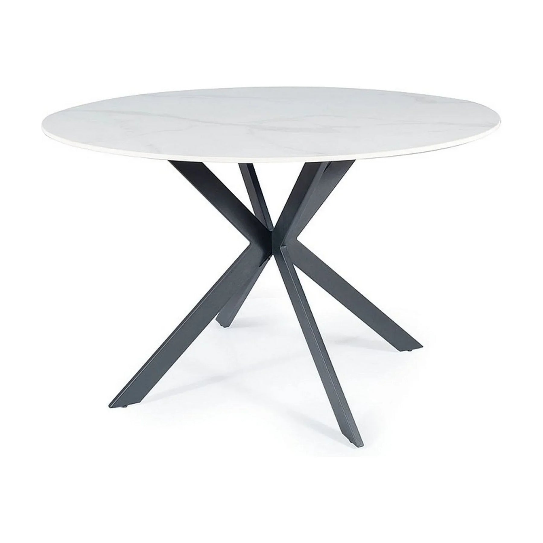 Masa DETROIT OCN-39398, alb/negru mat