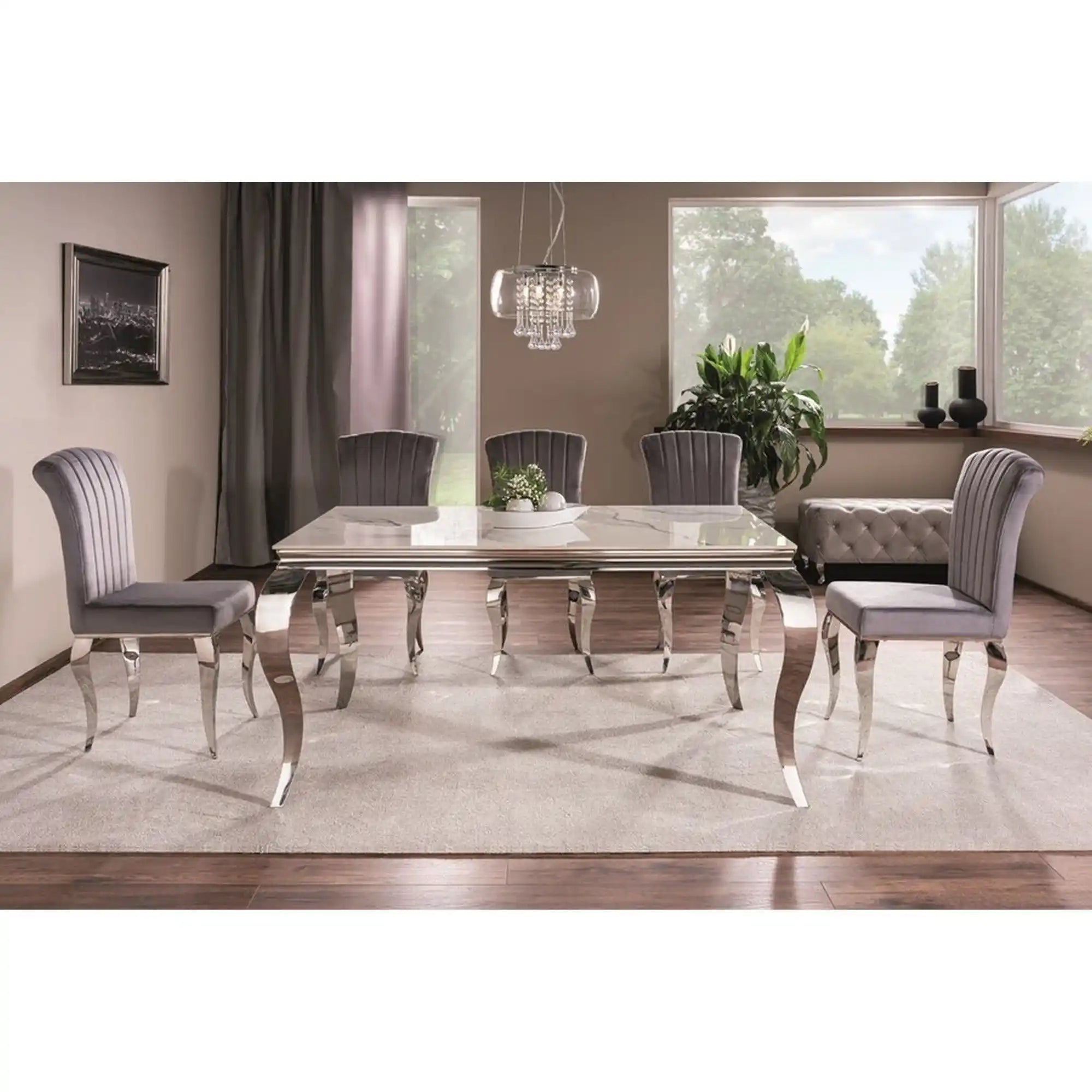 Masa DETROIT OCN-39409, alb/crom