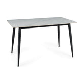 Masa DETROIT OCN-39412, alb/negru mat