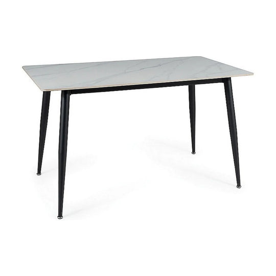 Masa DETROIT OCN-39412, alb/negru mat