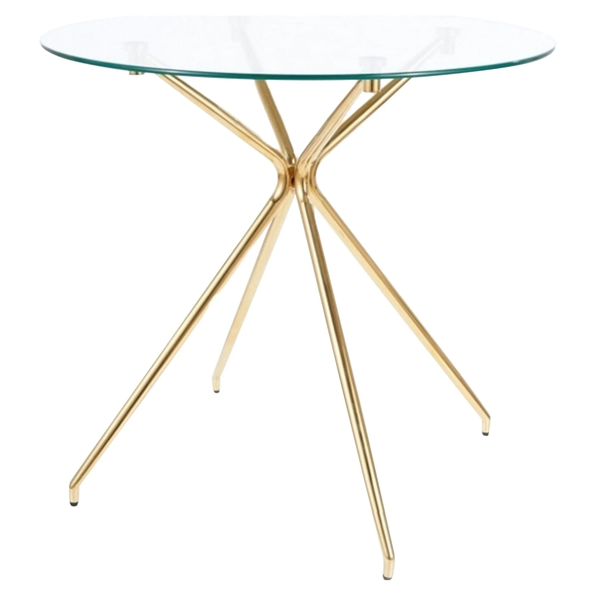 Masa DETROIT OCN-39449, transparent/auriu