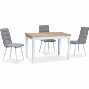 Masa DETROIT OCN-39463, stejar/alb