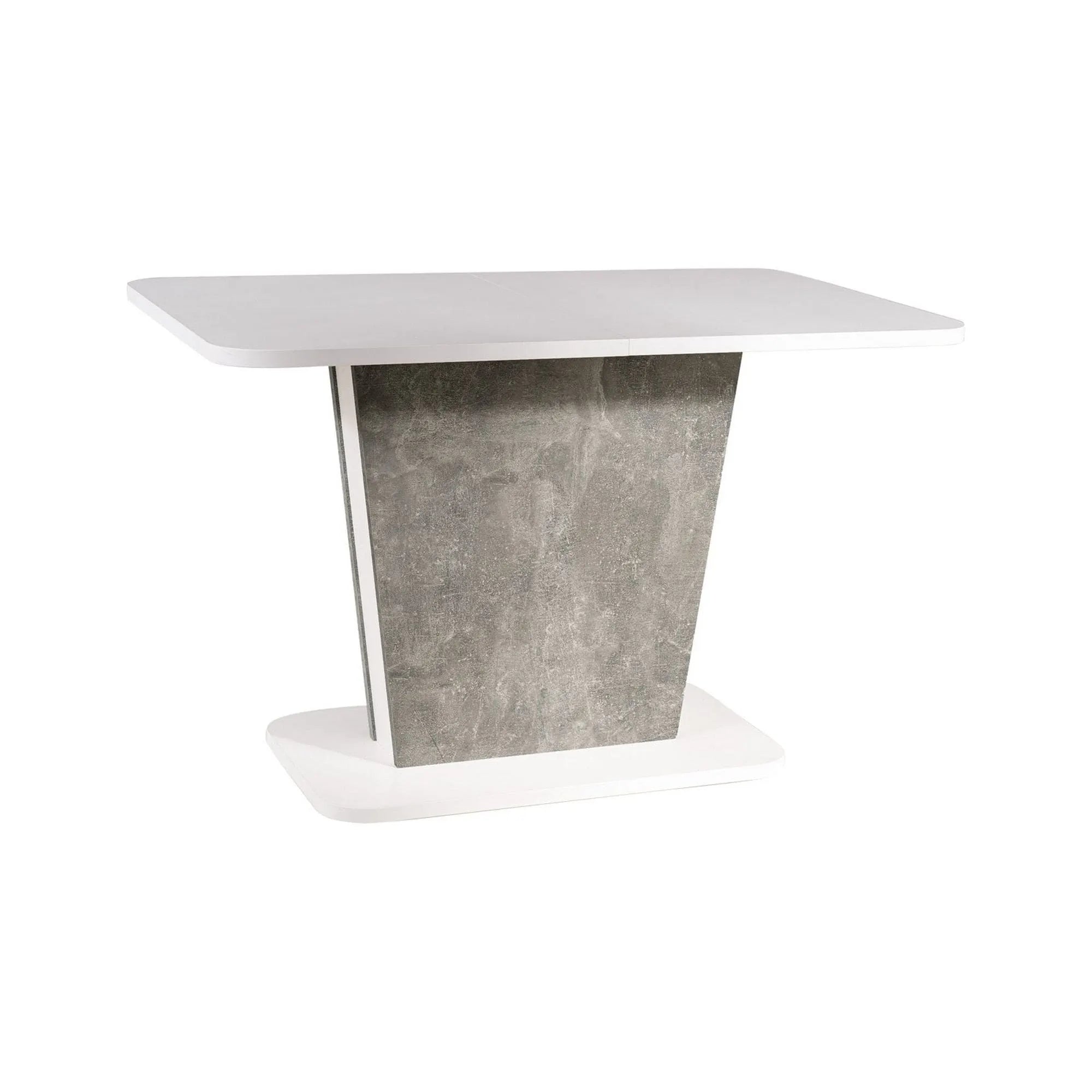 Masa DETROIT OCN-39468, alb/gri beton