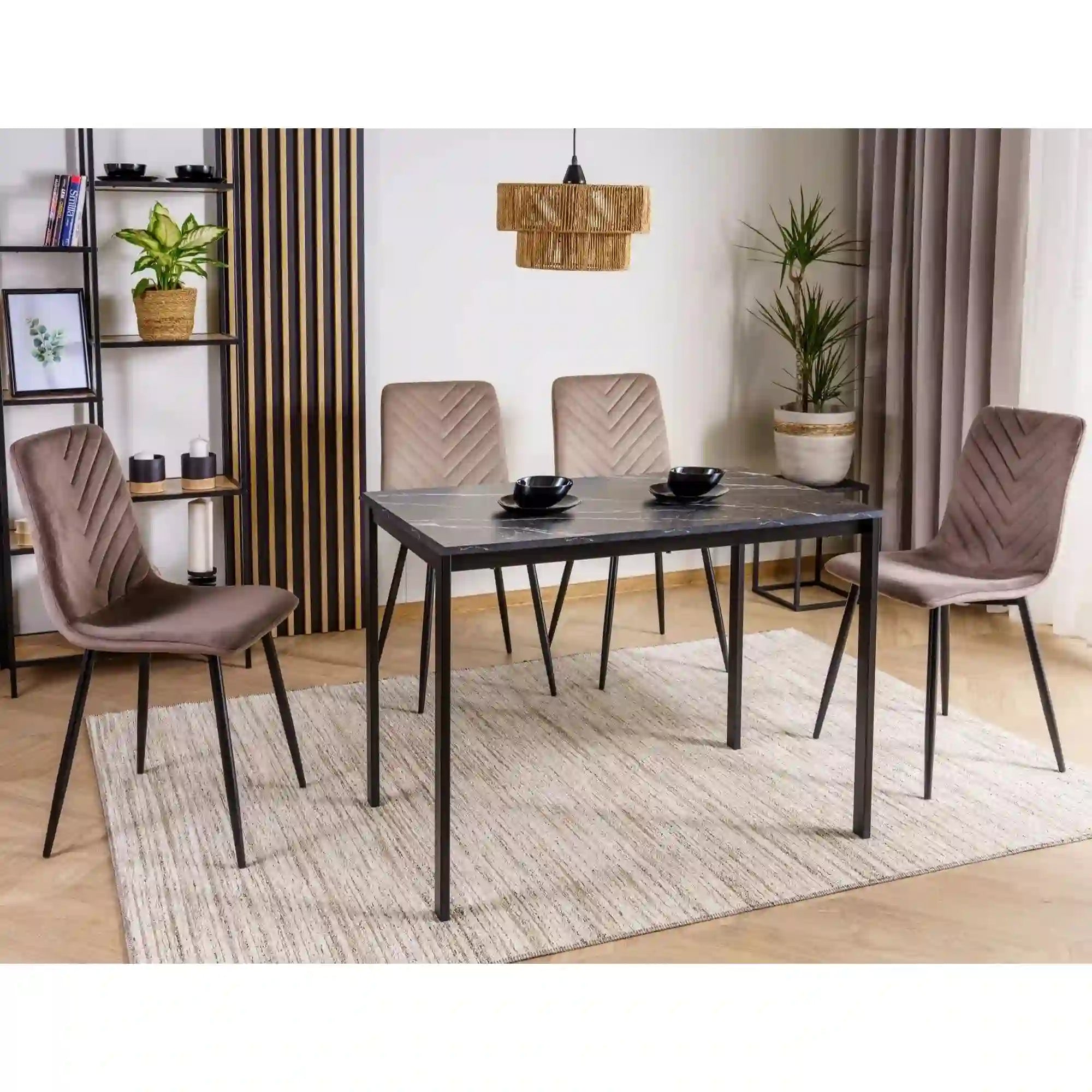 Masa DETROIT OCN-39518, negru