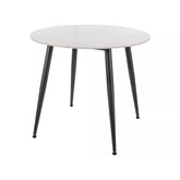 Masa DETROIT OCN-39525, alb/negru