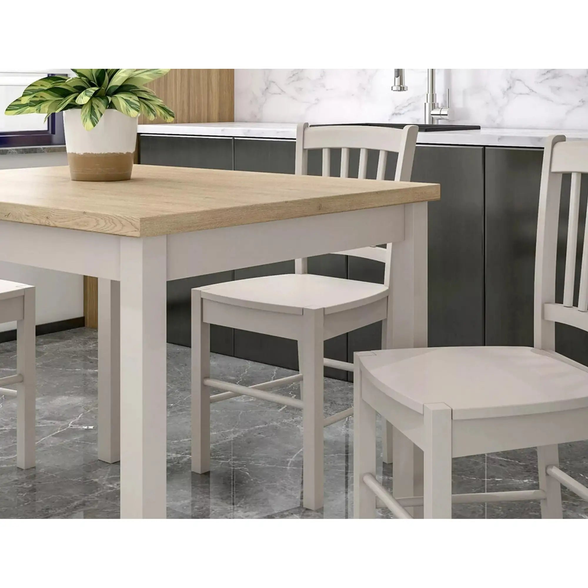 Masa DETROIT OCN-39539, stejar/casmir