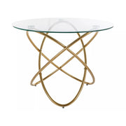 Masa DETROIT OCN-39560, transparent/auriu