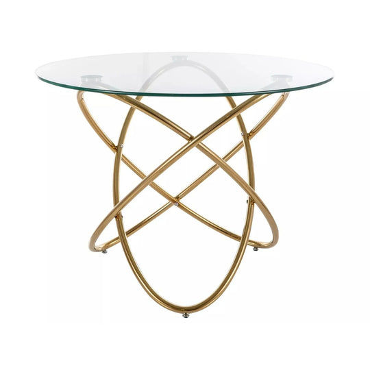 Masa DETROIT OCN-39560, transparent/auriu