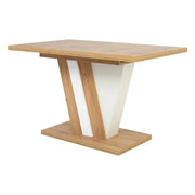 Masa extensibila BERGEN OCN-29130, stejar wotan/alb