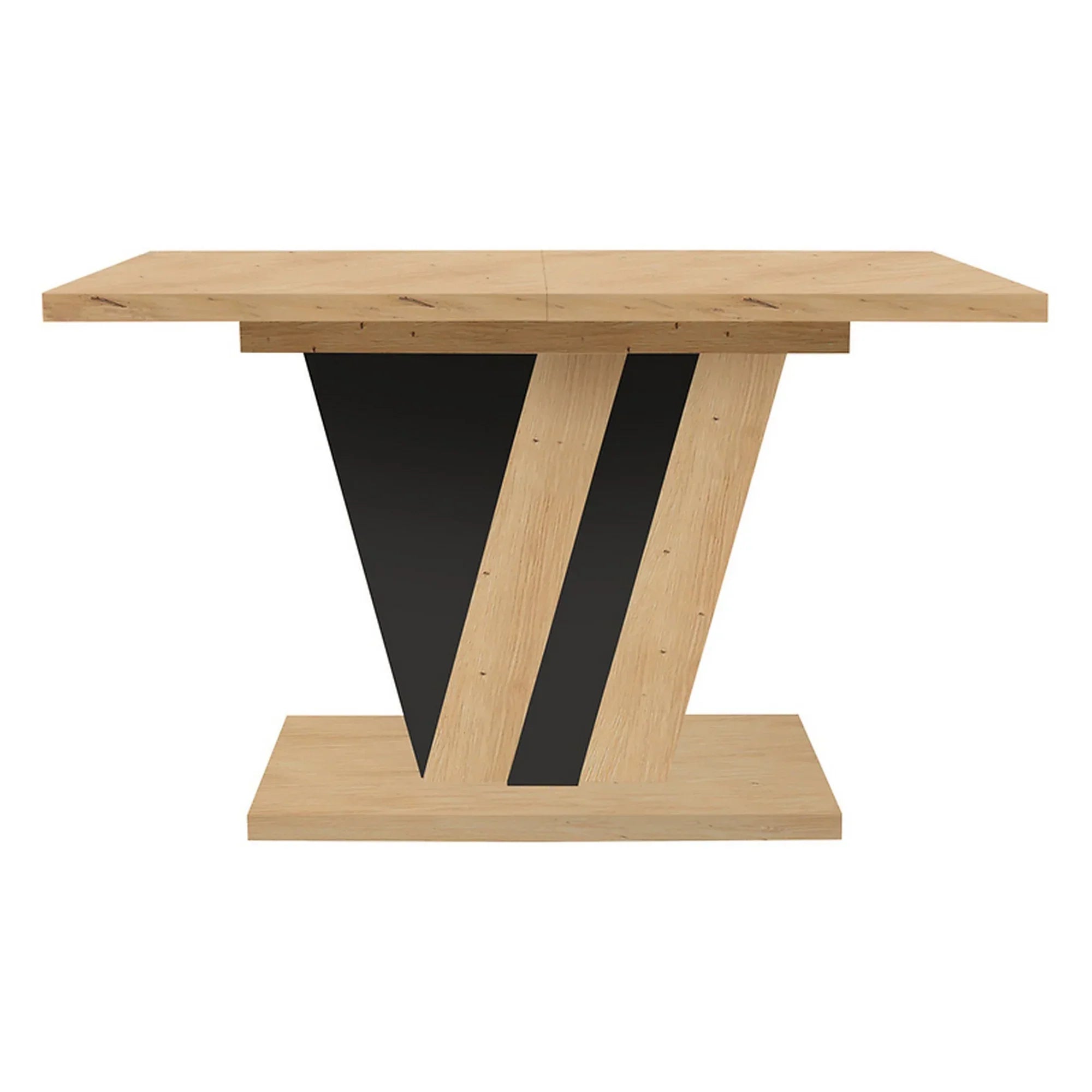 Masa extensibila BERGEN OCN-29131, stejar artisan/negru