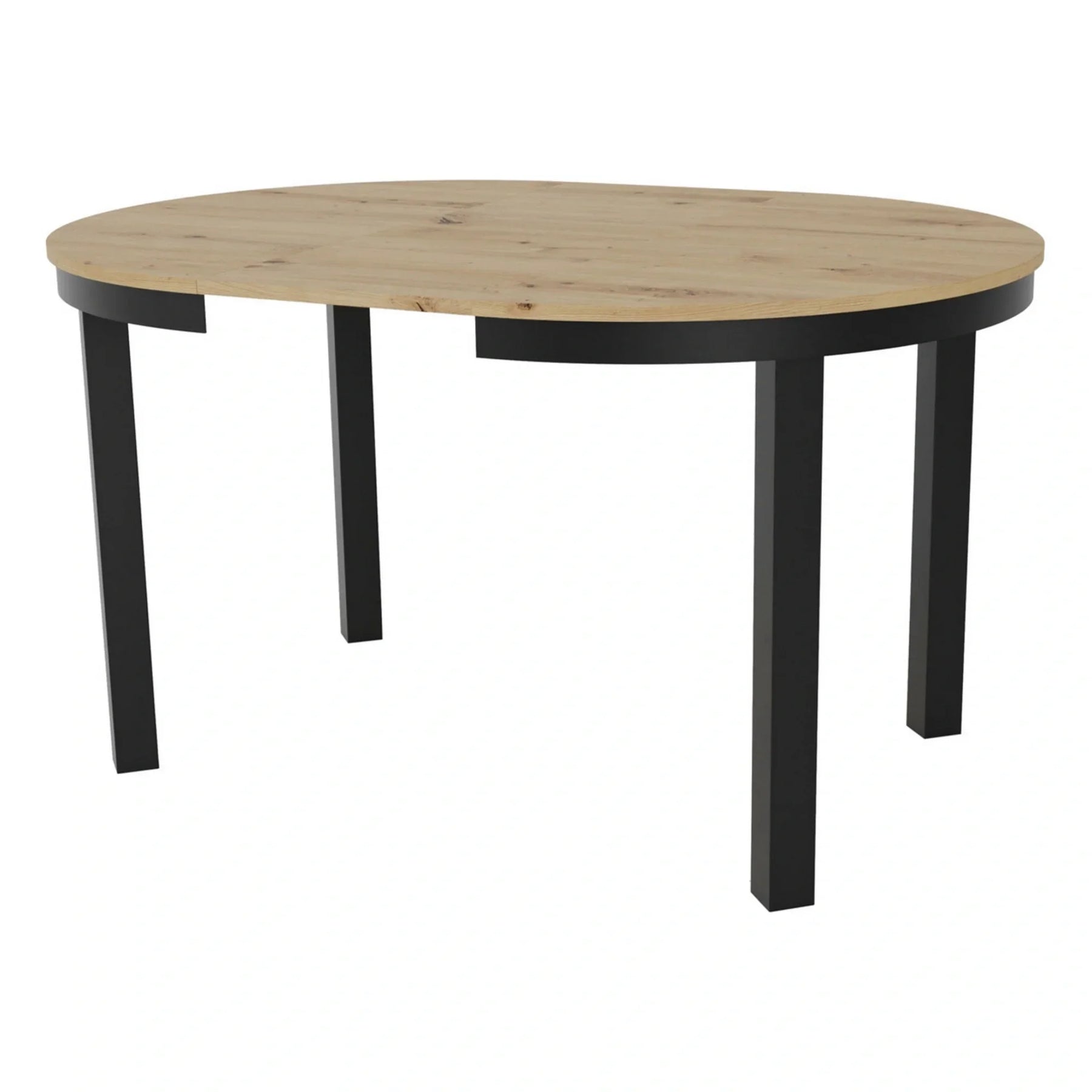 Masa extensibila BERGEN OCN-29137, stejar artisan/negru