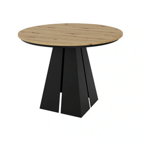 Masa extensibila BERGEN OCN-29139, stejar artisan/negru