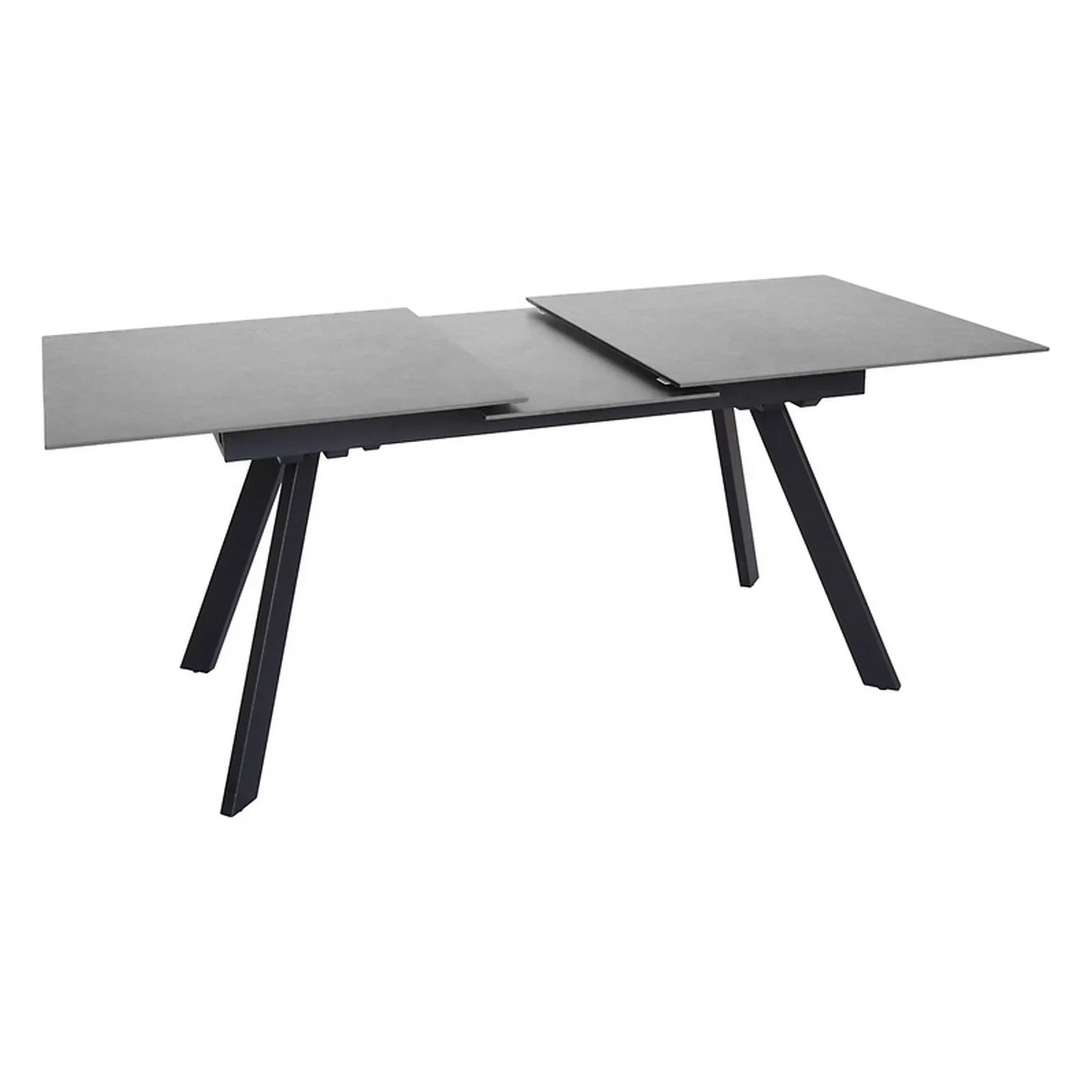 Masa extensibila BERGEN OCN-29143, gri antracit/negru