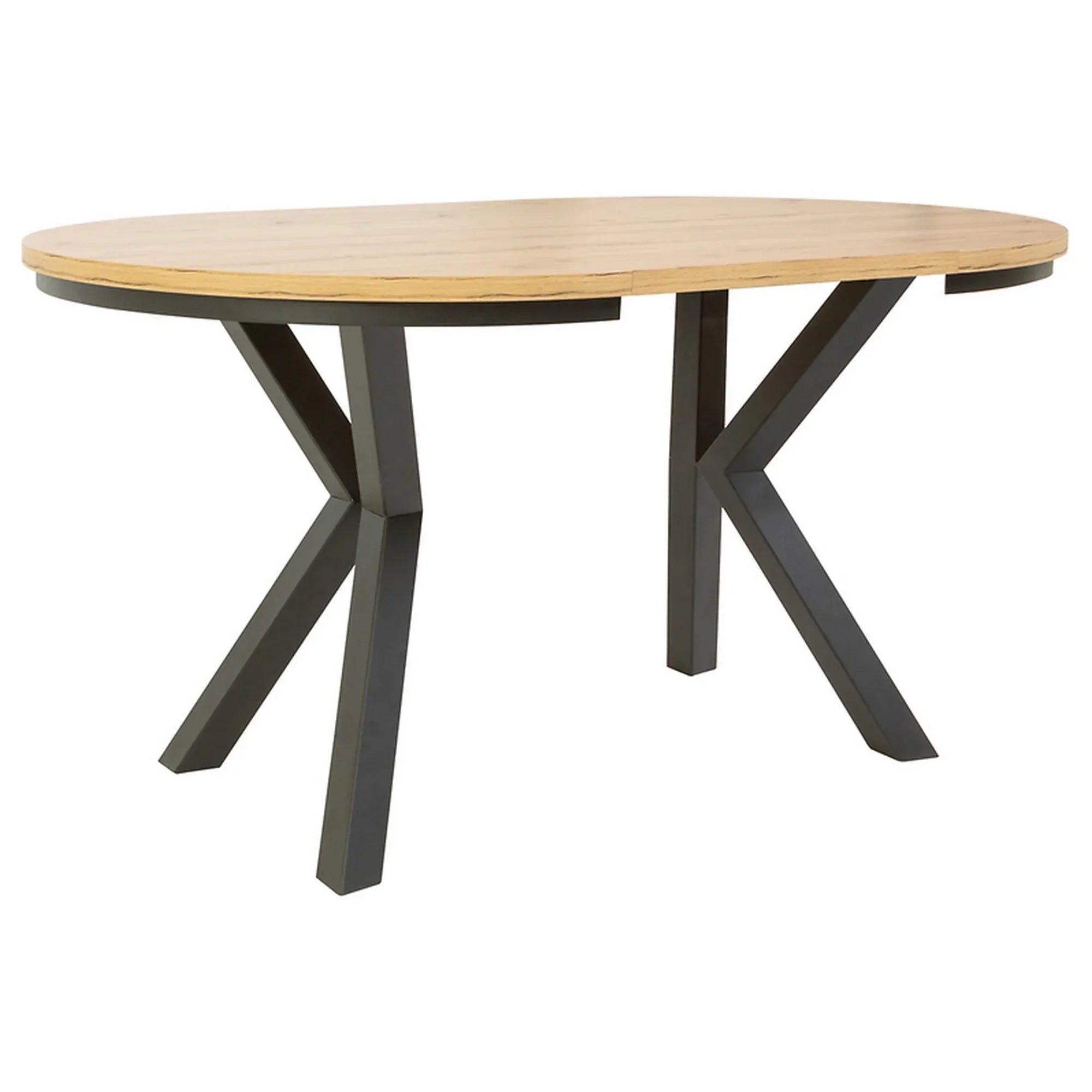 Masa extensibila BERGEN OCN-29148, stejar artisan/negru