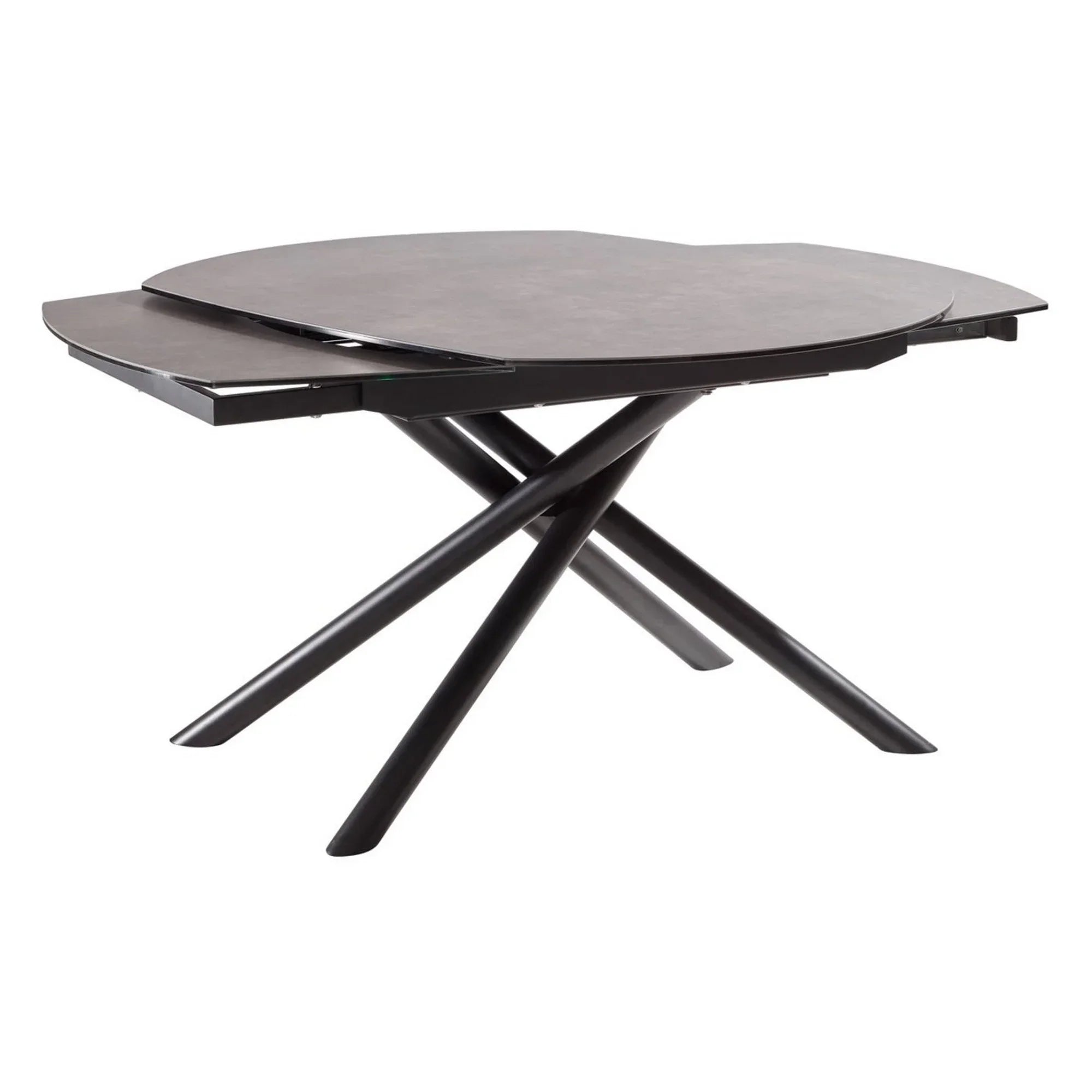 Masa extensibila BERGEN OCN-29150, gri antracit/negru