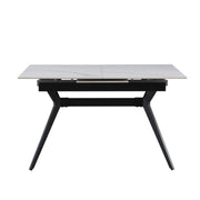 Masa extensibila BERLIN OCN-28504, alb/negru