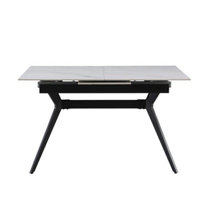 Masa extensibila BERLIN OCN-28280, alb/negru