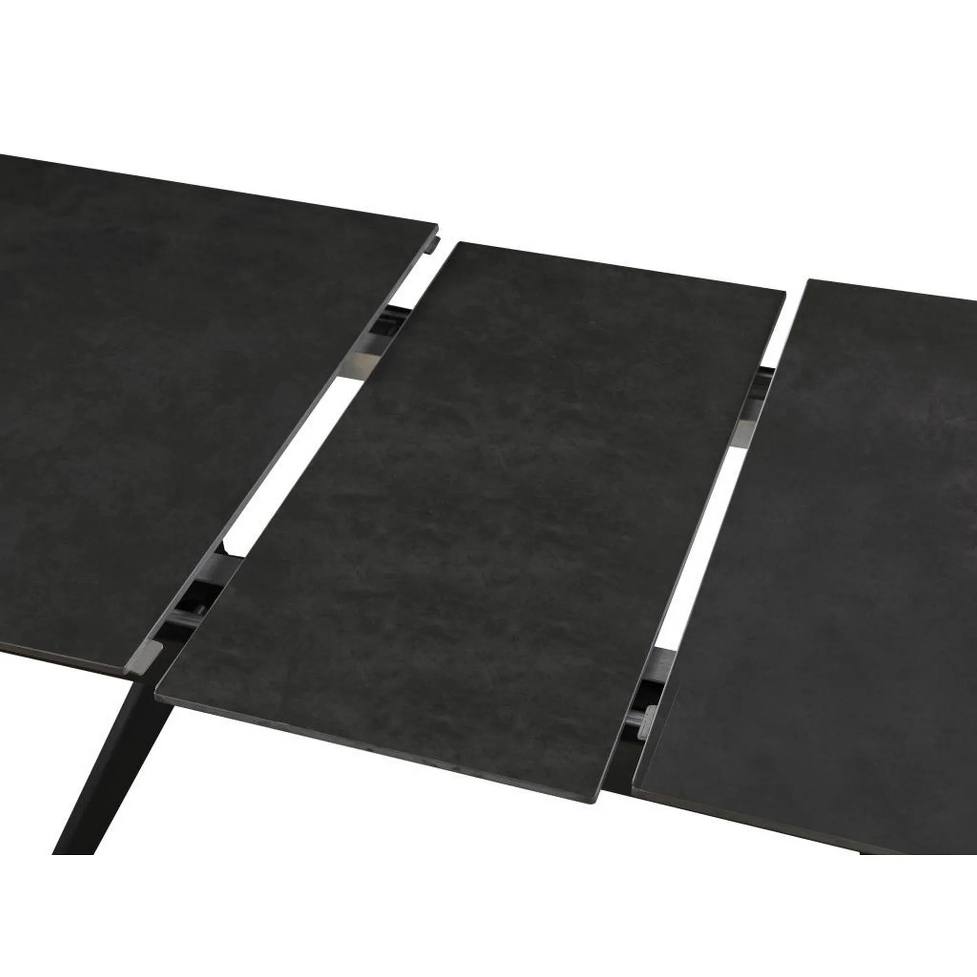 Masa extensibila BERLIN OCN-28505, gri inchis/negru