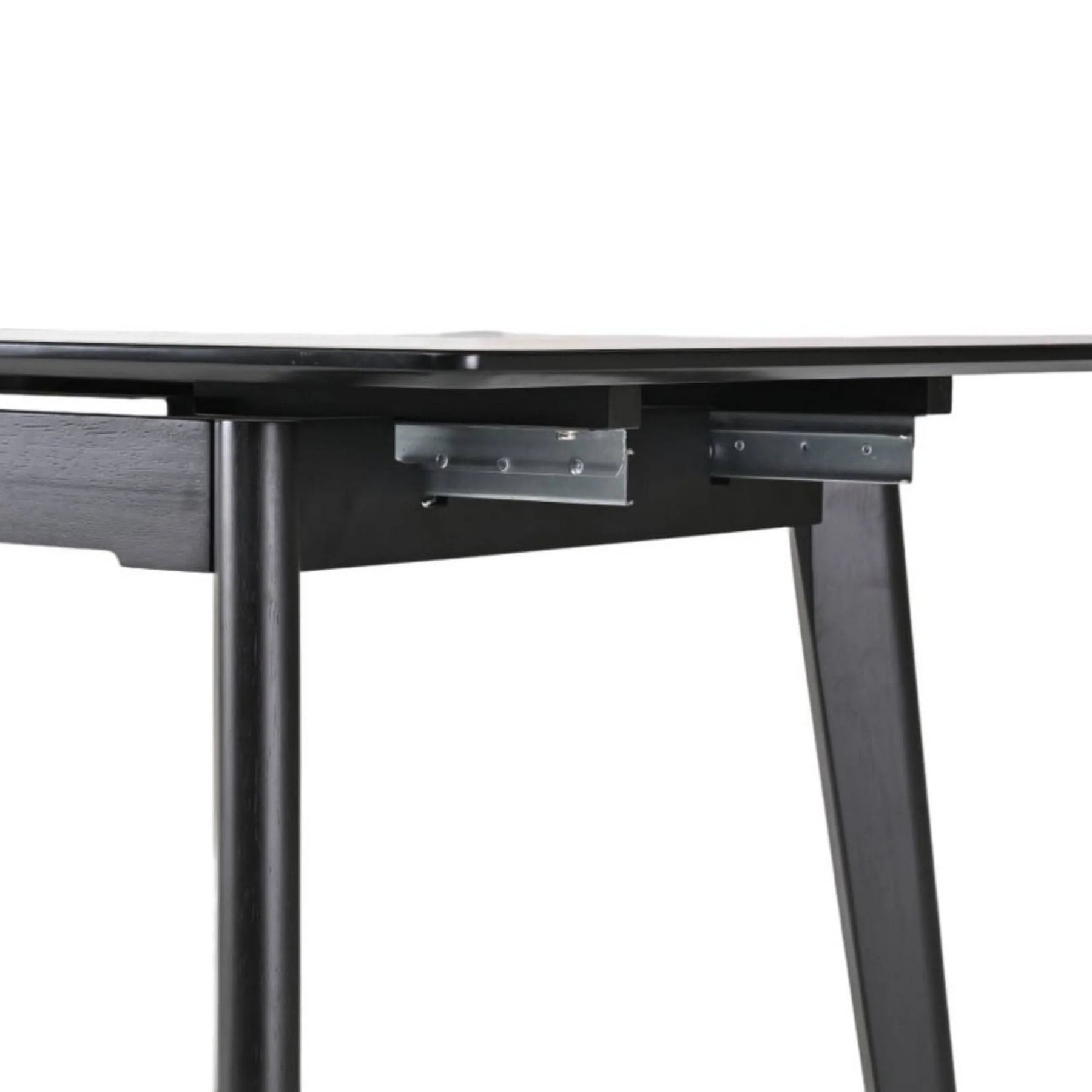 Masa extensibila BERLIN OCN-28278, alb/negru