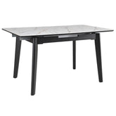 Masa extensibila BERLIN OCN-28278, alb/negru