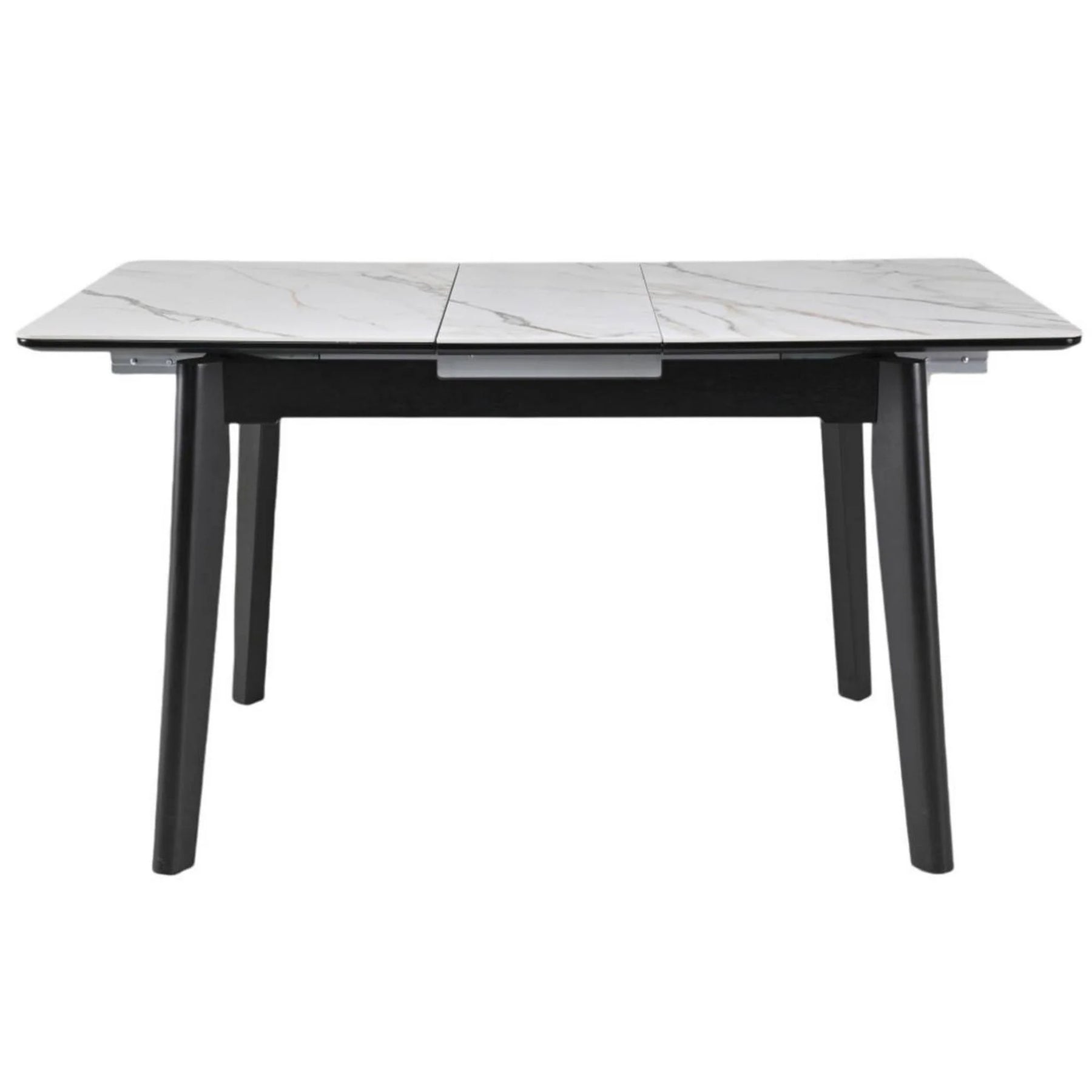 Masa extensibila BERLIN OCN-28278, alb/negru
